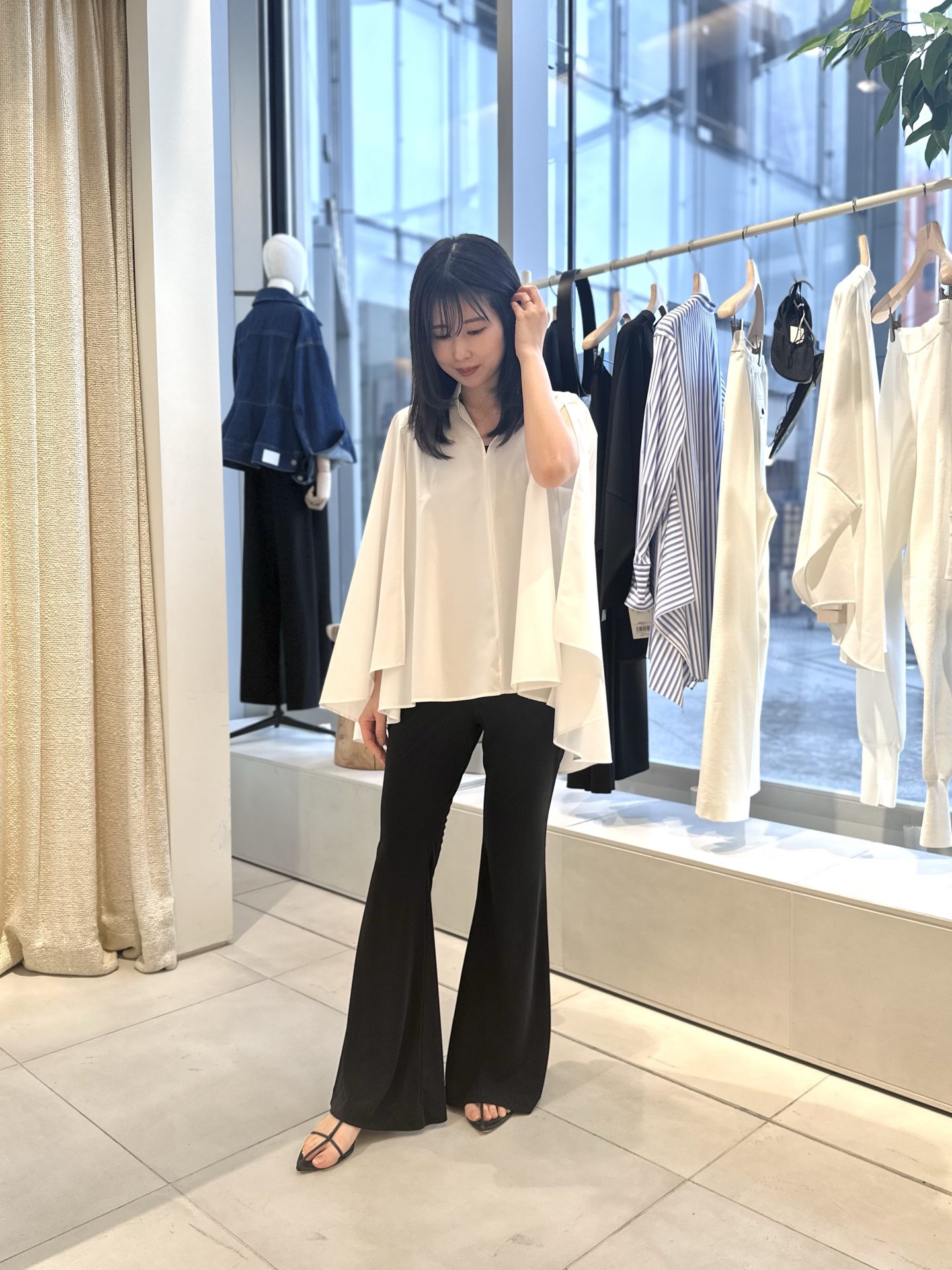 フォルテ フォルテのパンツ】あえてグリーンに、ヴィンテージ